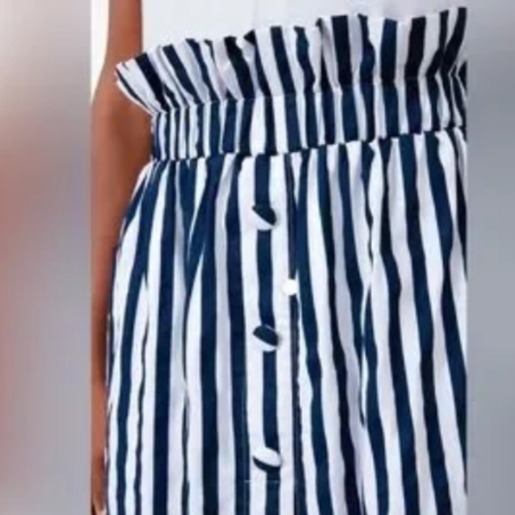 Pomander Place Blue Striped Sasha Skirt - Size XS - Picture 2 of 4